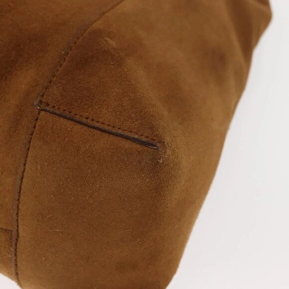 GUCCI Shoulder Bag Suede Brown Auth 151911 - Picture 13 of 16